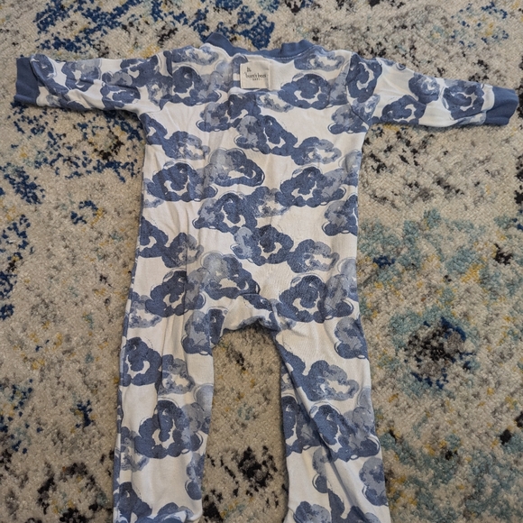 Lot of Burt's Bees 3-6 month 100% Cotton Baby Boy Pajama Sleepers - Picture 2 of 11